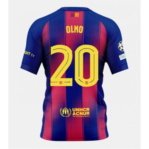 Barcelona Dani Olmo #20 Hemmatröja 2025-26 Kortärmad Barcelona Dani Olmo #20 Hemmatröja 2025-26 Kortärmad